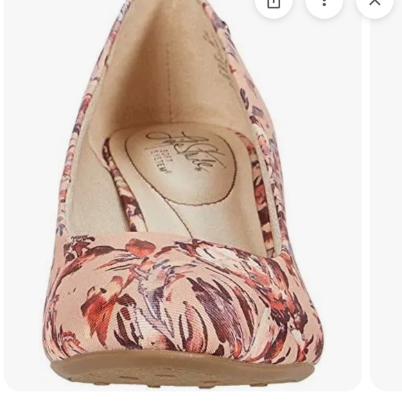 new! Lifestride Blush Multi Parigi Heels. WIDE WIDTH - Picture 2 of 13